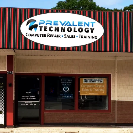 Prevalent Technology storefront in Muskegon, Michigan